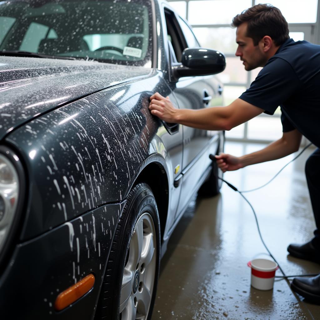 Exterior car wash in WI