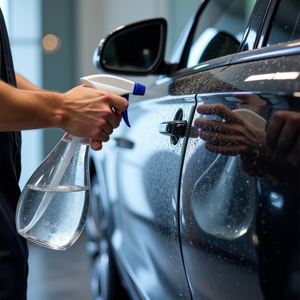 Car Detailing with Filtered Water Spray