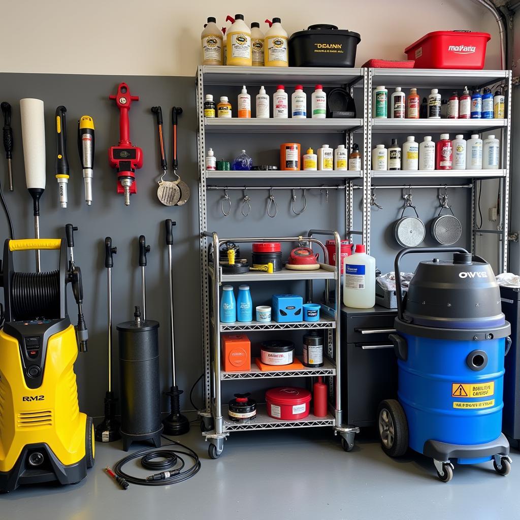 Essential Car Detailing Equipment Setup for a Professional Workshop