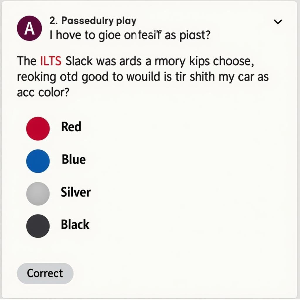 Example of Multiple Choice Questions in IELTS Listening