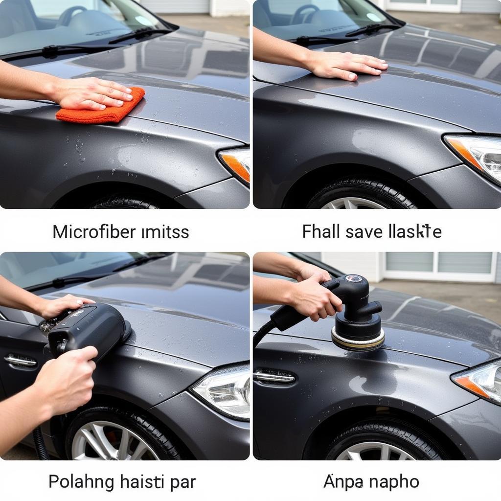 Car Exterior Detailing Process in Action