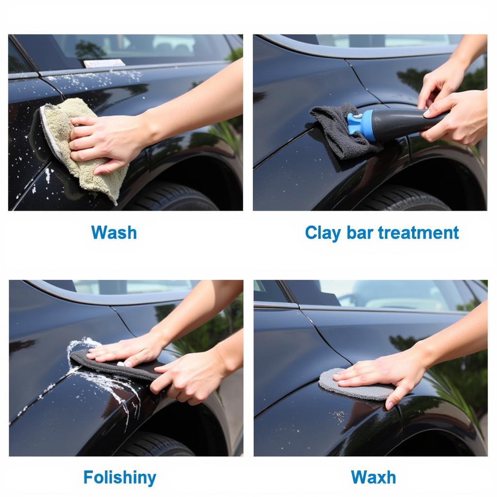 Exterior Car Detailing Process