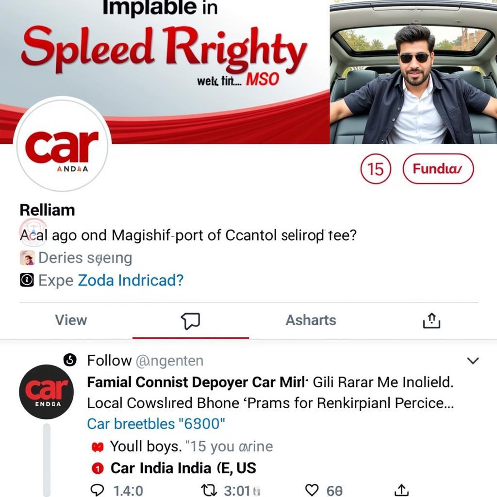 Car India Magazine Social Media Page