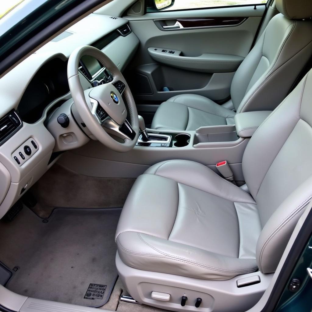 Sparkling Clean Car Interior After Detailing