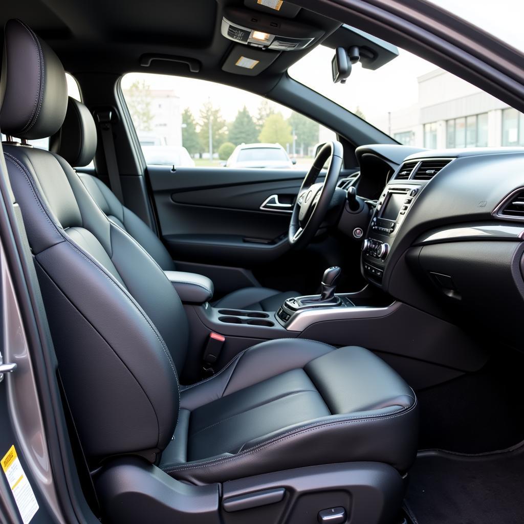 Clean and Pristine Car Interior After Detailing