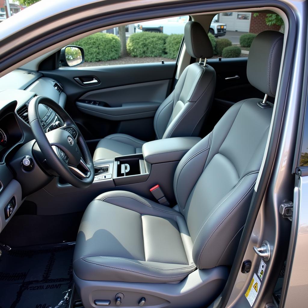 Car Interior After Detailing in Springdale