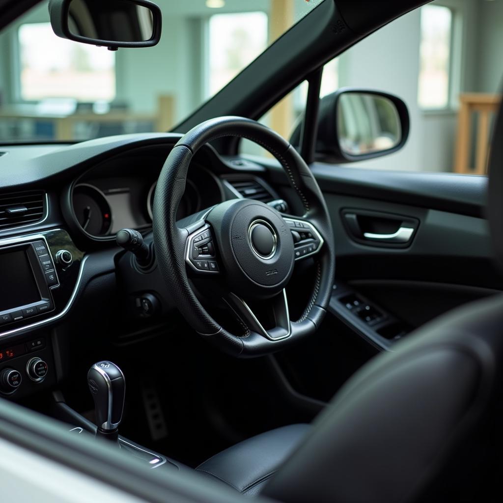 Car Interior After Green Detailing