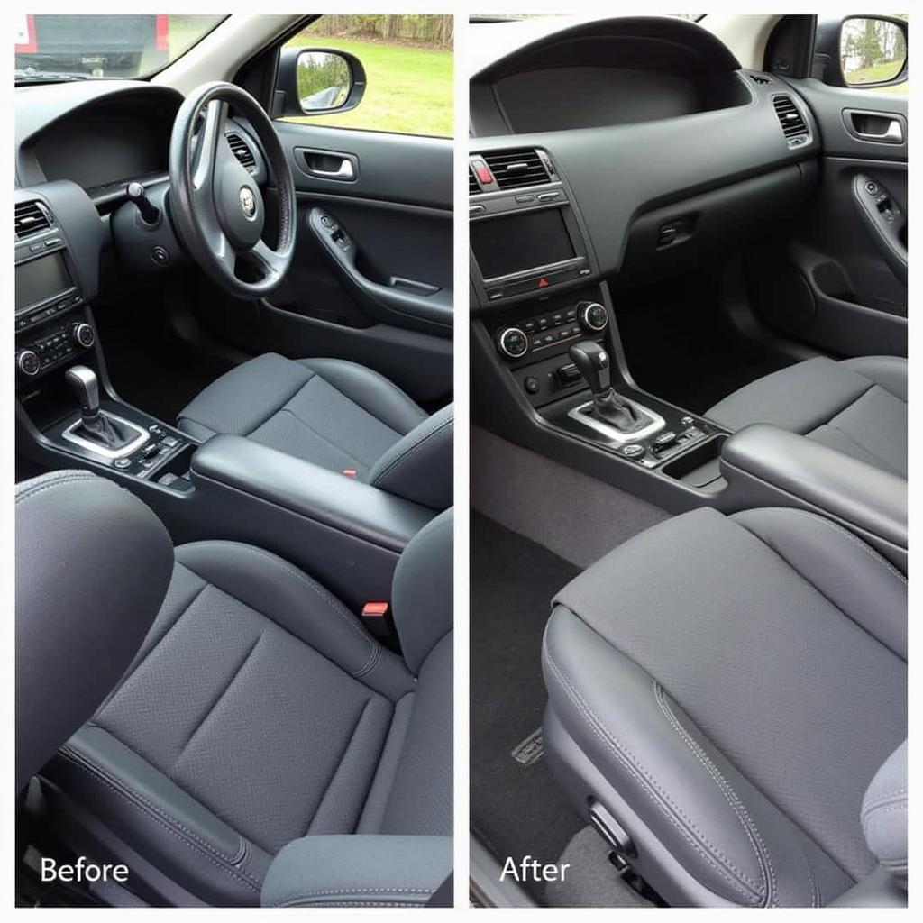 Car Interior After Professional Detailing