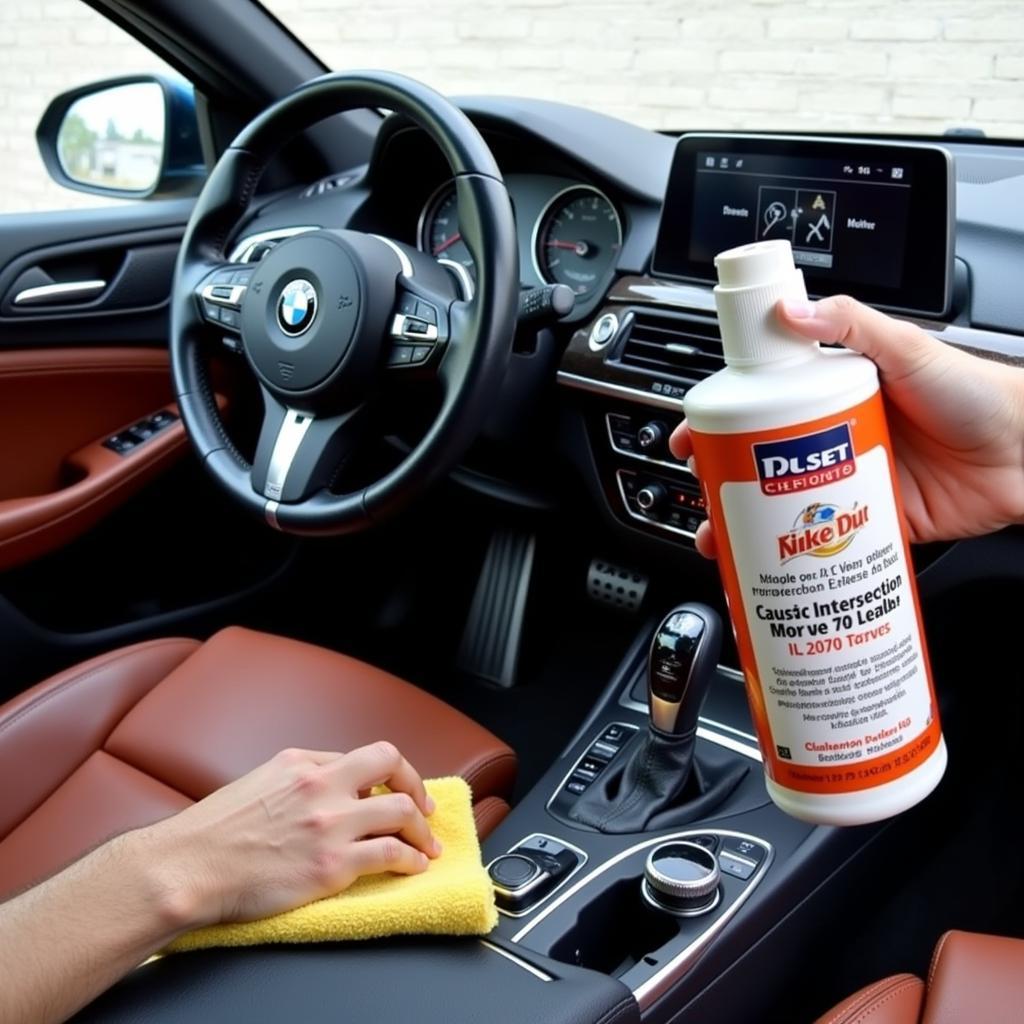 Cleaning Car Interior with Dedicated Products