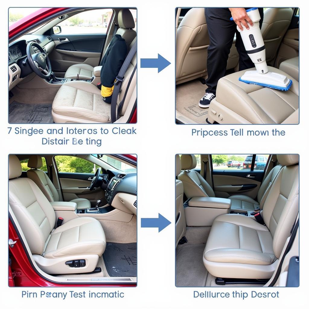 Car Interior Cleaning Process