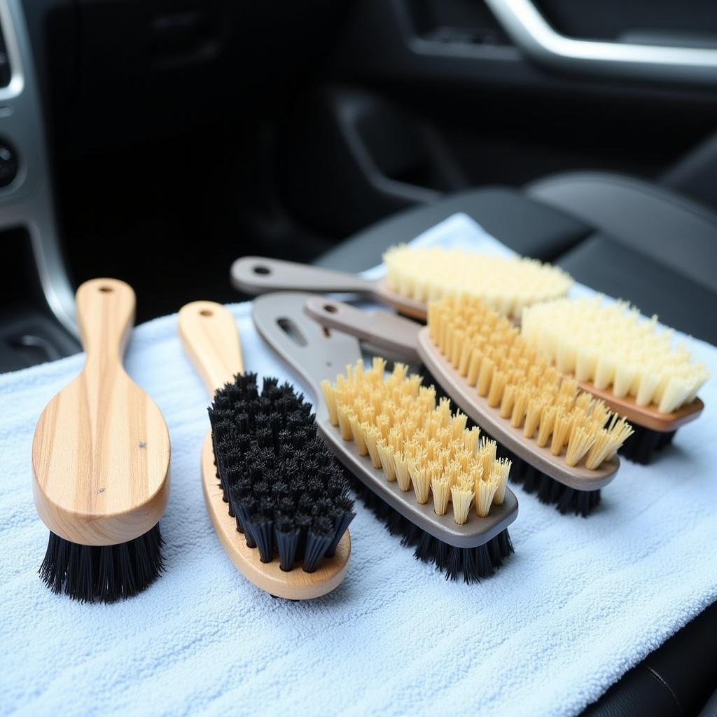 Car Interior Detail Brushes Set