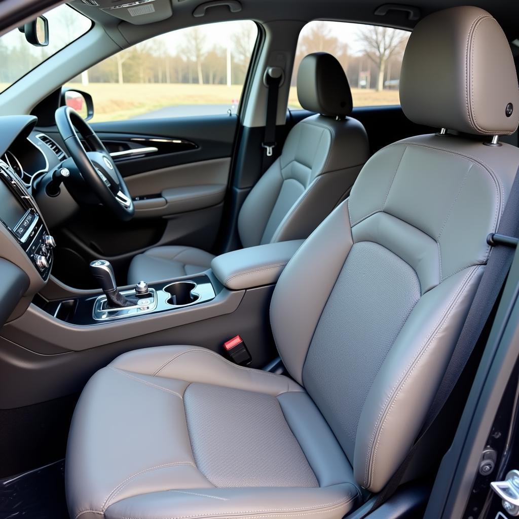 Car Interior After Professional Detailing