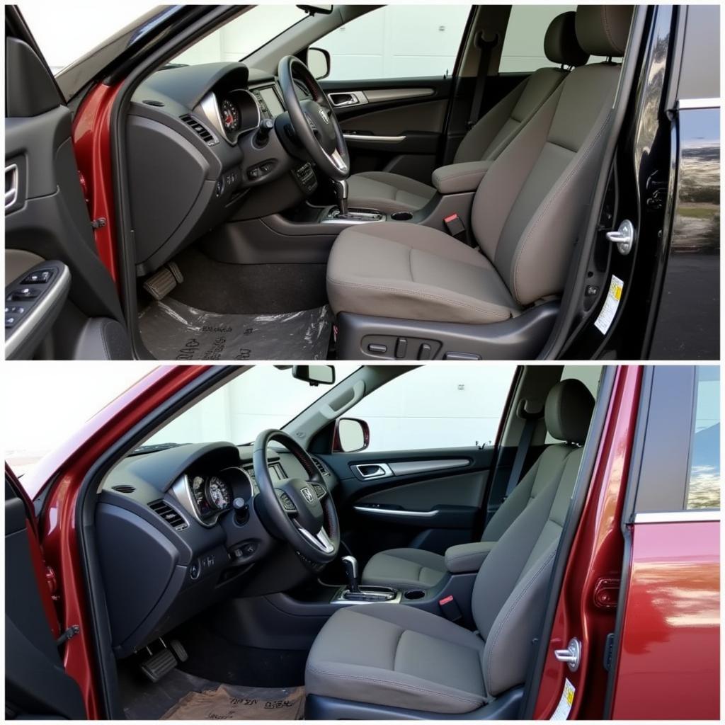 Before & After Car Interior Detailing in Binghamton