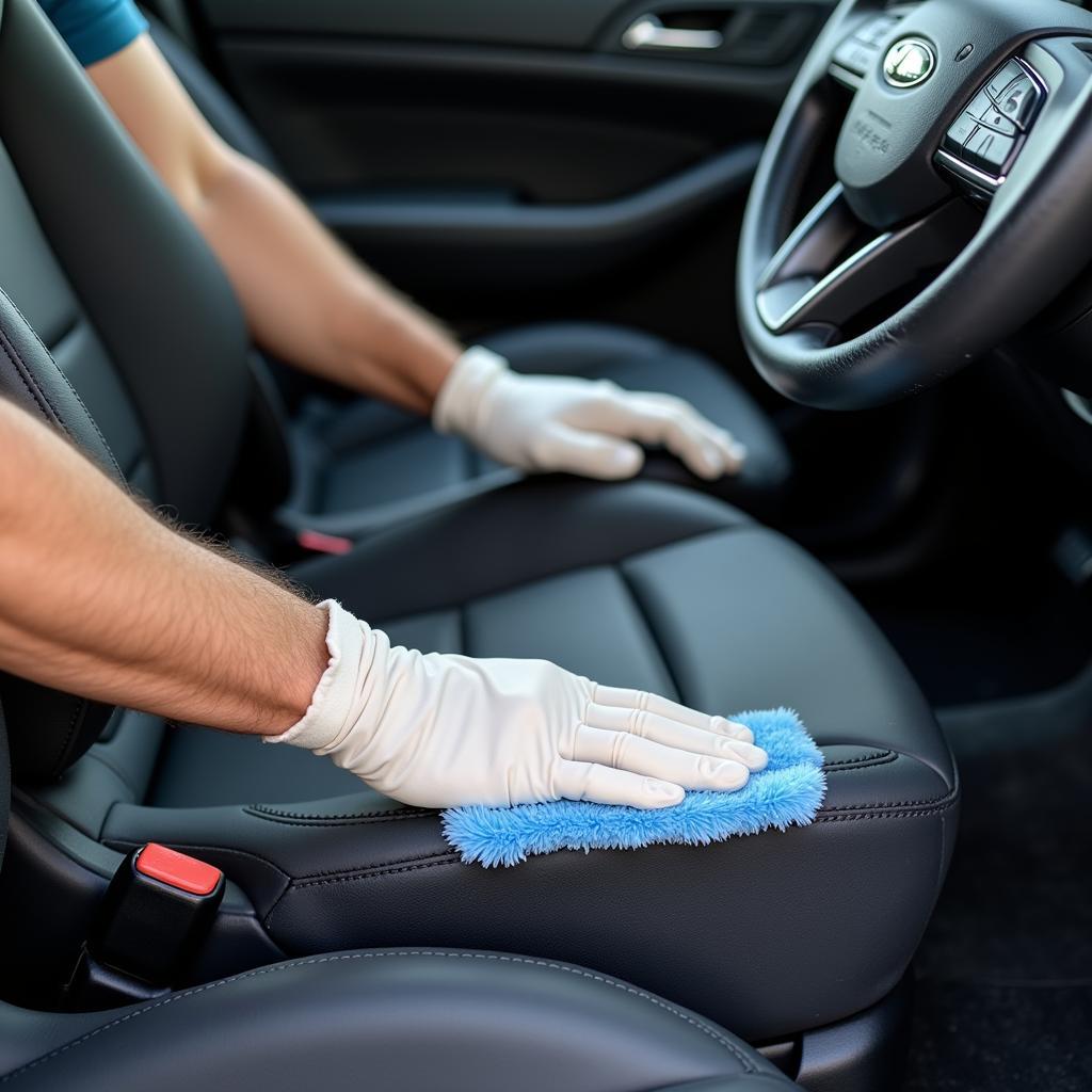 Car Interior Detailing with Focus on Seats