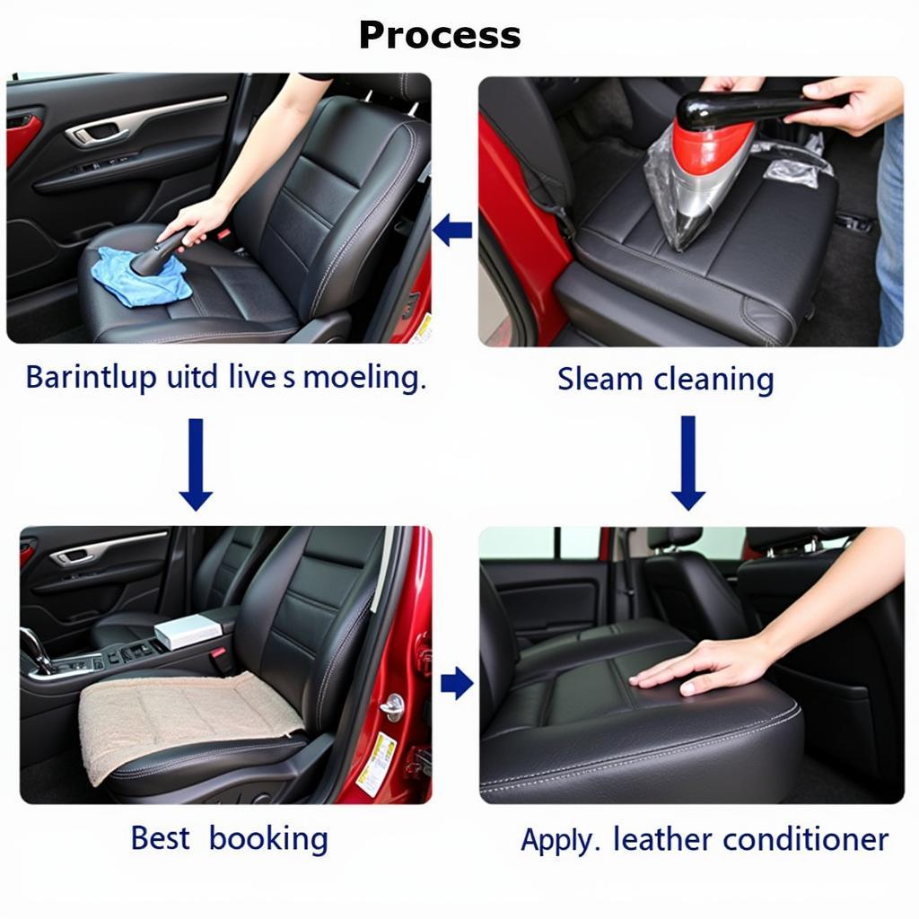 Car Interior Detailing Process in Action