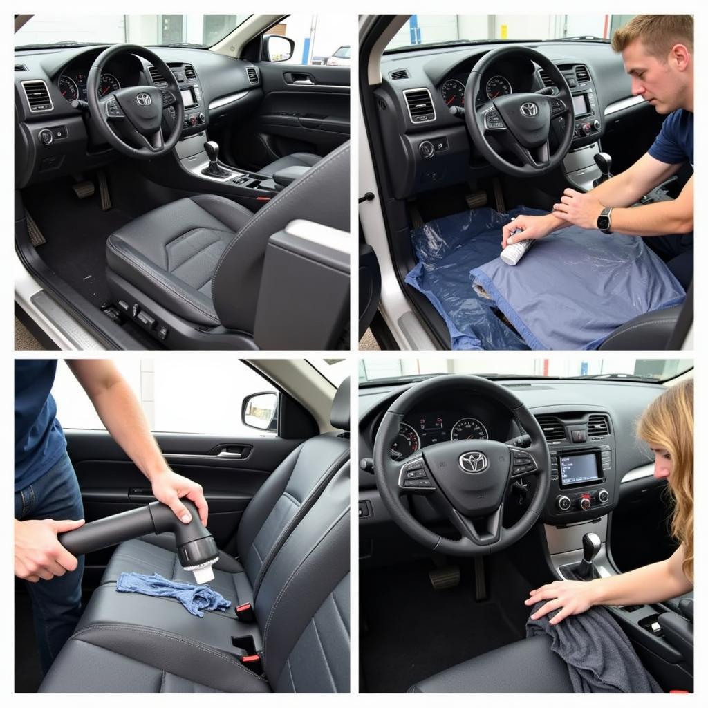 Car Interior Detailing Process