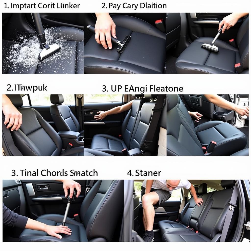 Car Interior Detailing Process in Orange, MA