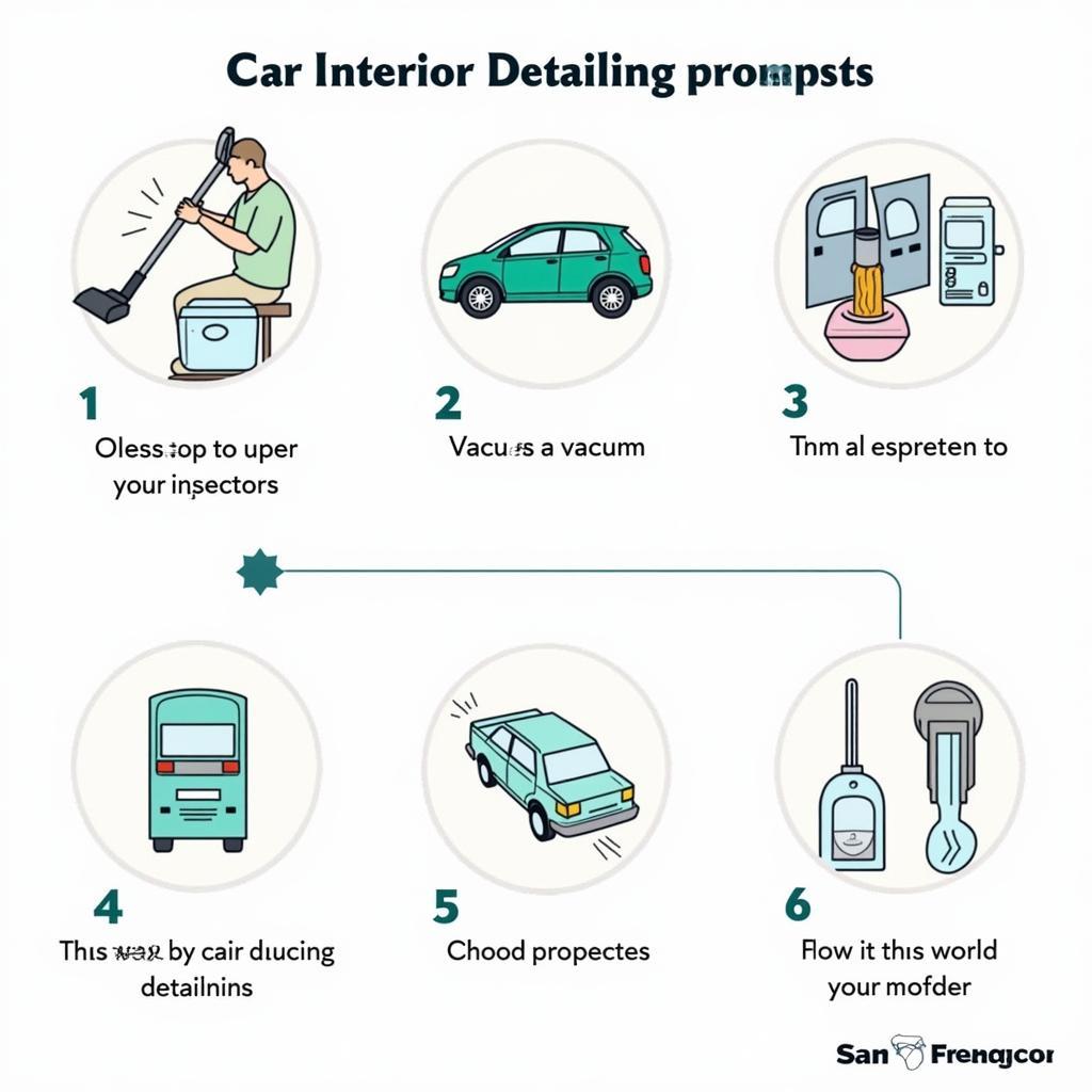 Car Interior Detailing Process in San Francisco