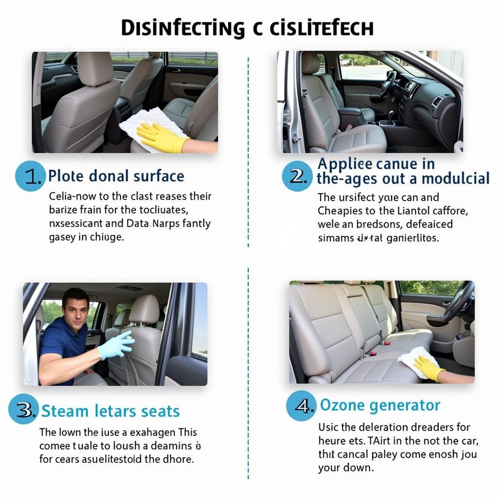 Car Interior Disinfection Process