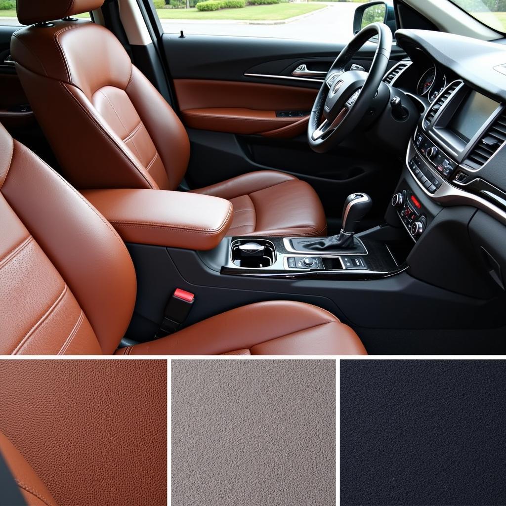 Different Car Interior Materials: Leather, Fabric, and Vinyl