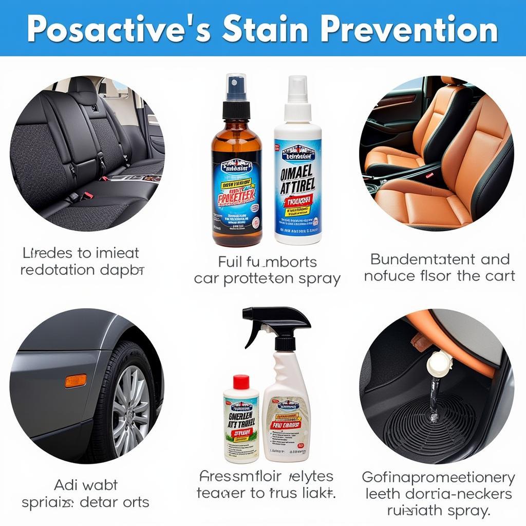 Car Interior Protection Products for Stain Prevention