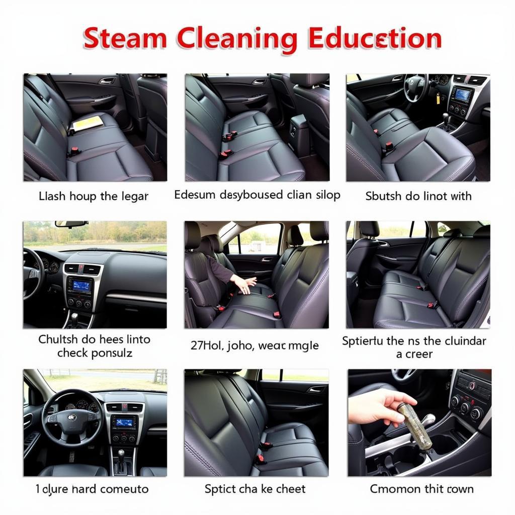 Steam Cleaning a Car Interior: Step-by-Step Process