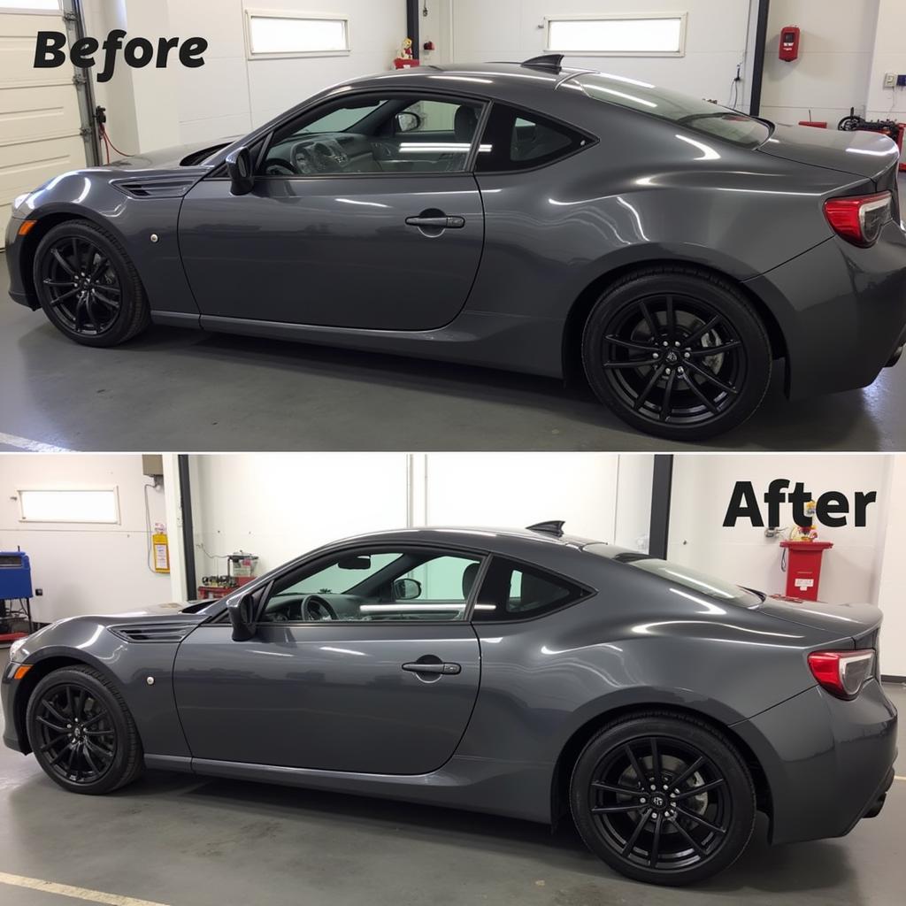 Car Paint Correction Process in 21230