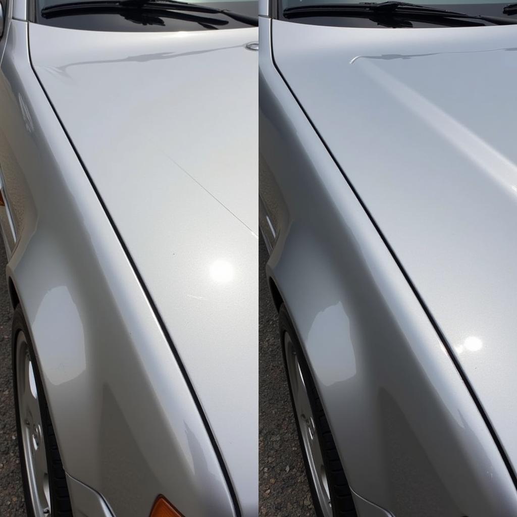 Professional car paint correction services in 98118