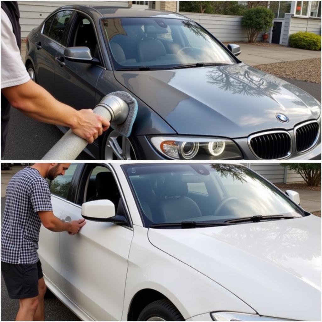 Car Paint Correction Before Ceramic Coating Application