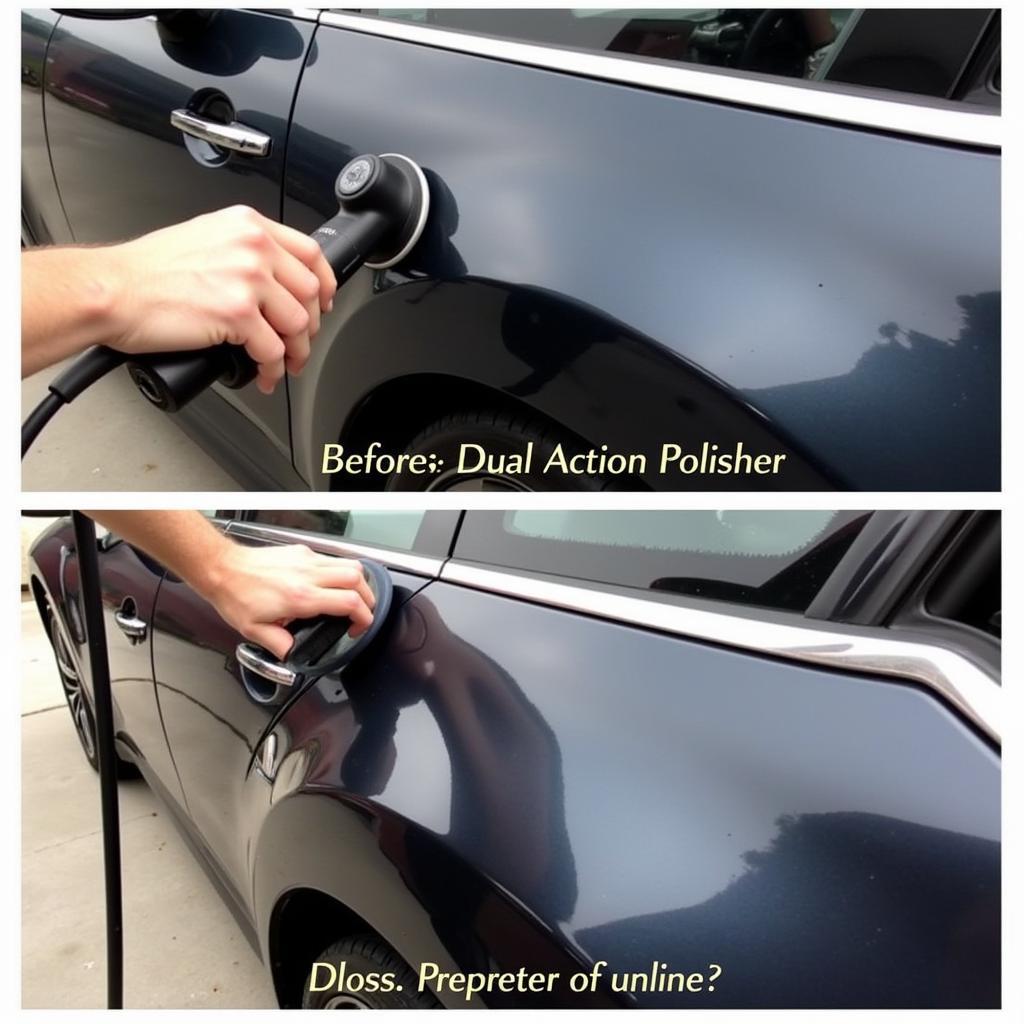 Demonstration of Car Polishing Techniques