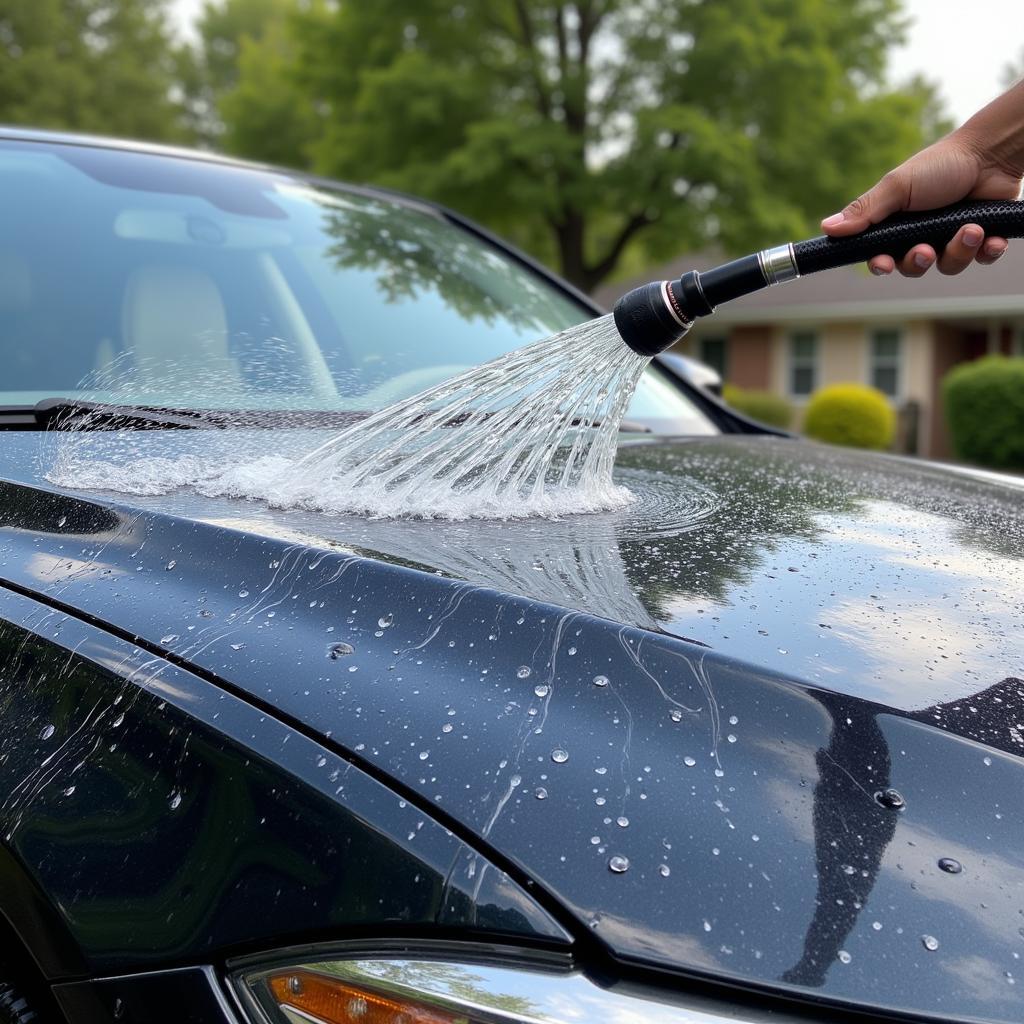 Pre-Washing a Car Before Detailing