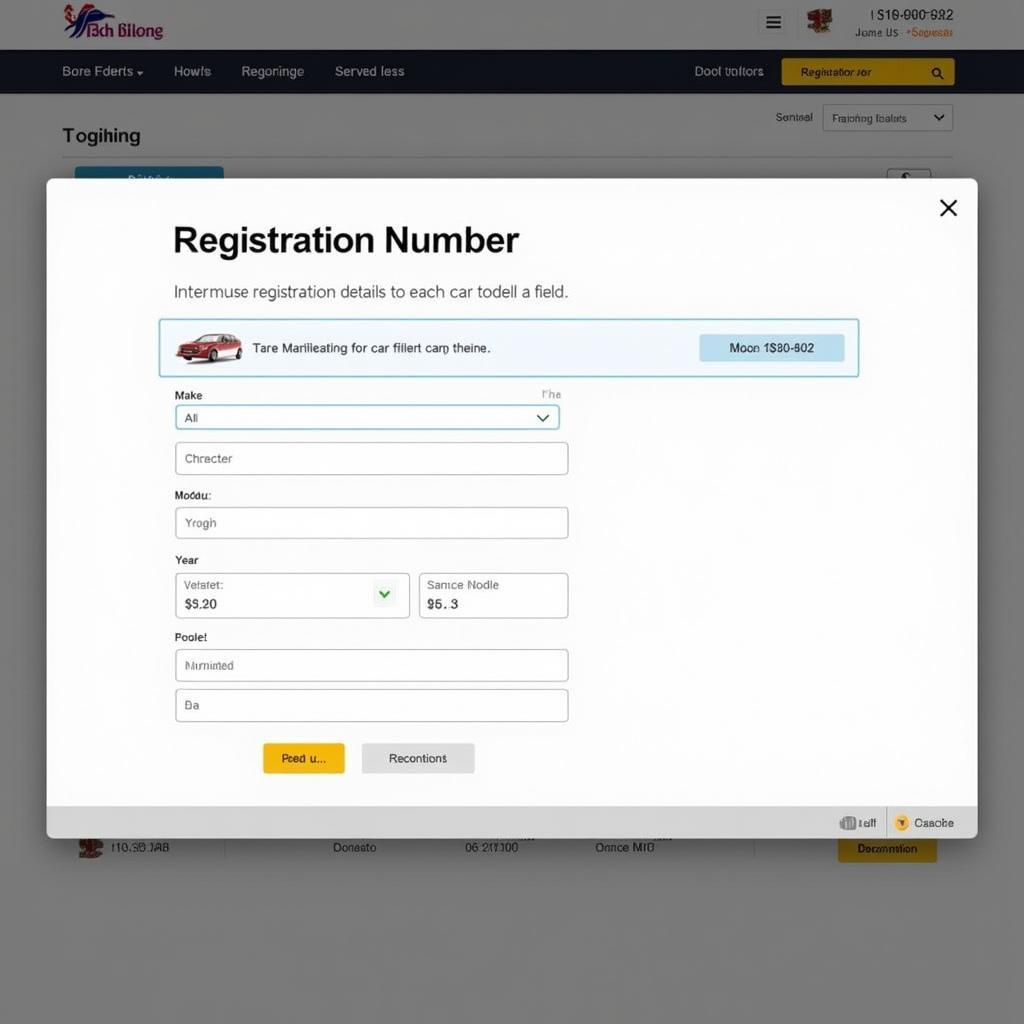 Car Registration Check Website