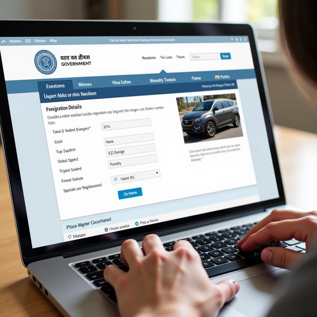 Checking Car Registration Details Online