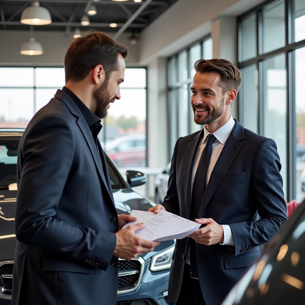 Negotiating Car Sales in Johannesburg with a Salesperson