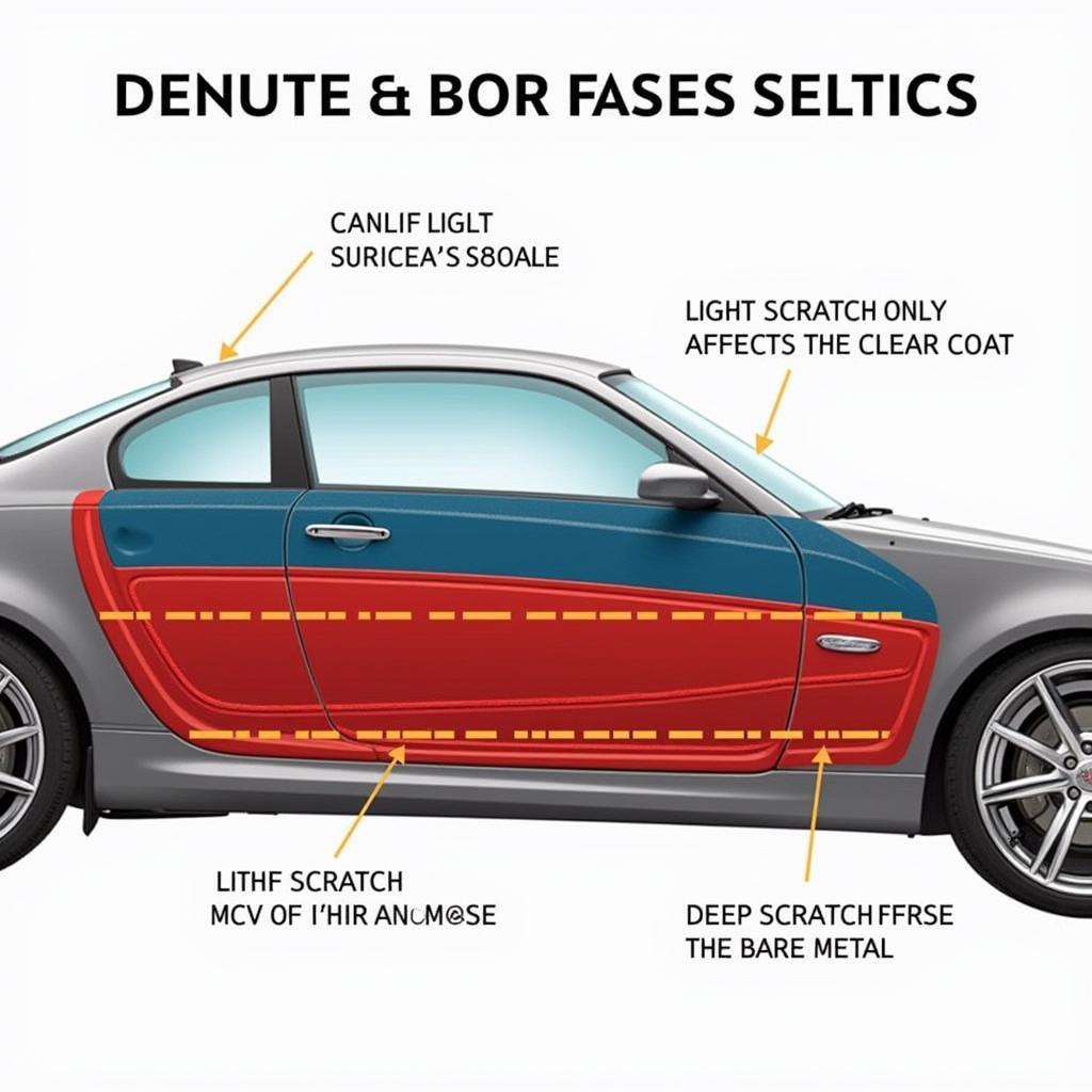 Different Types of Car Scratches: Clear Coat, Primer, and Metal