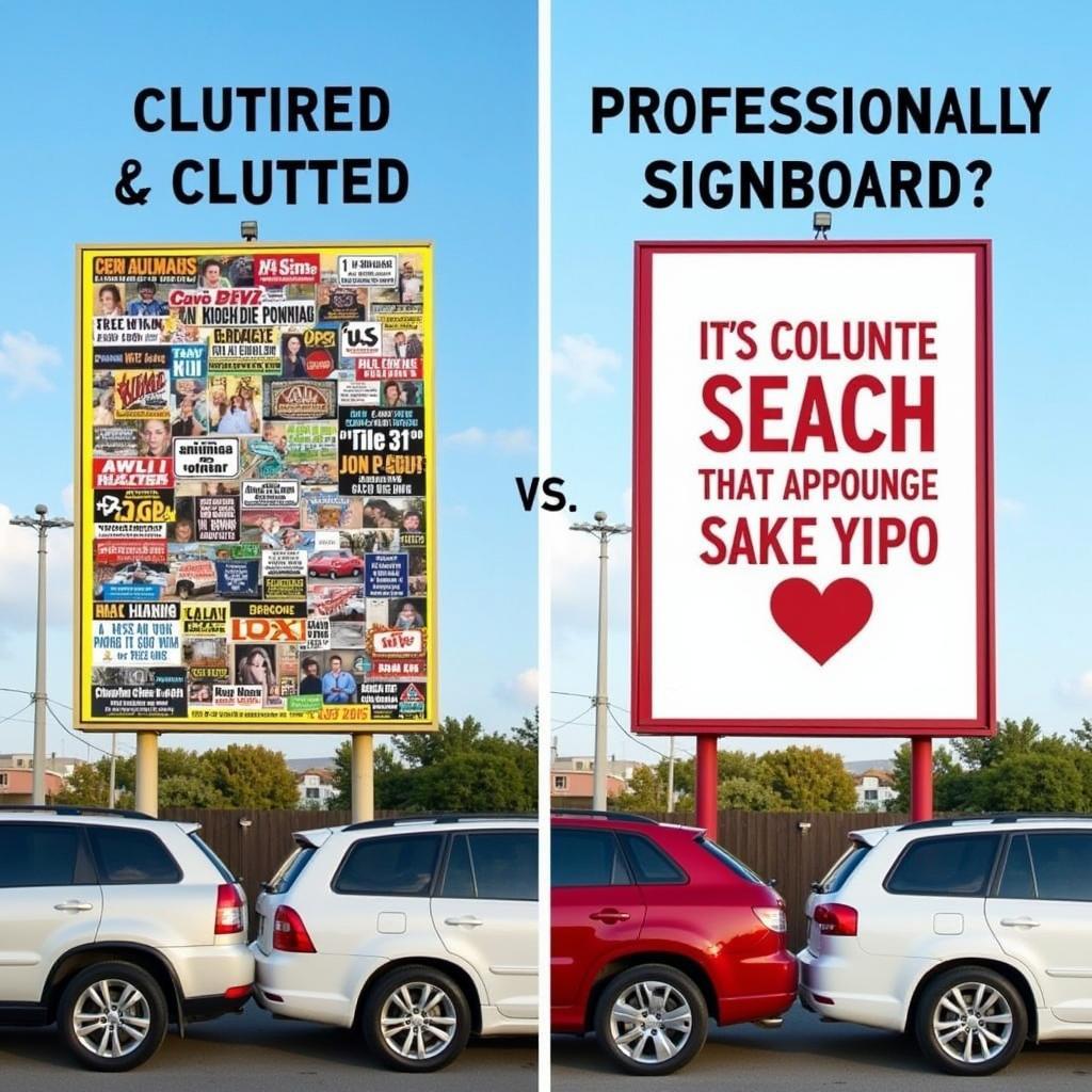 Car Signboard Design Tips: Simplicity, Color, and Professional Design