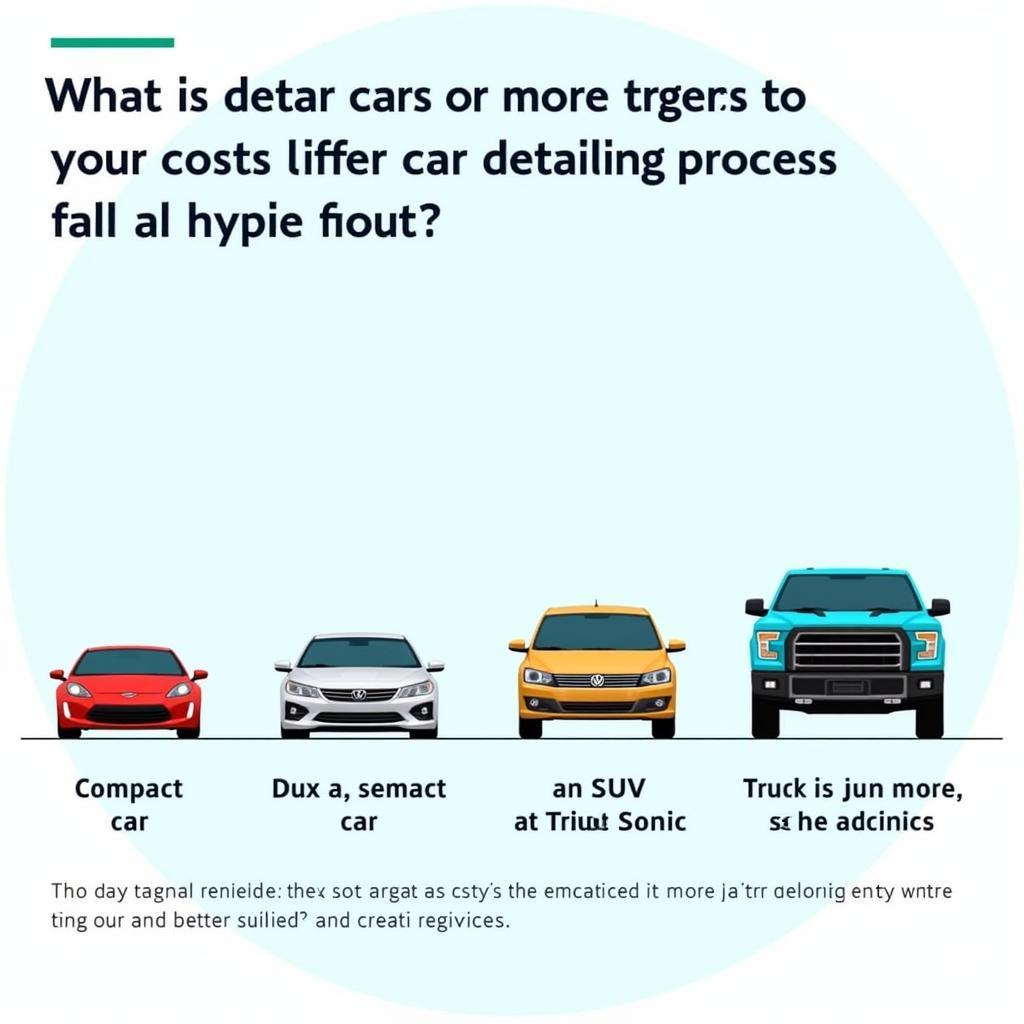 Car Size and Detailing Cost Comparison