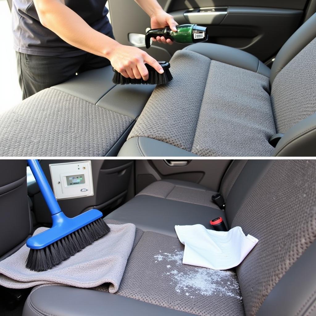 Car Upholstery Deep Cleaning