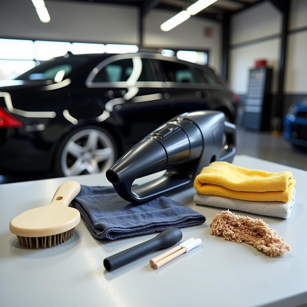 Car Vent Detailing Tools and Supplies