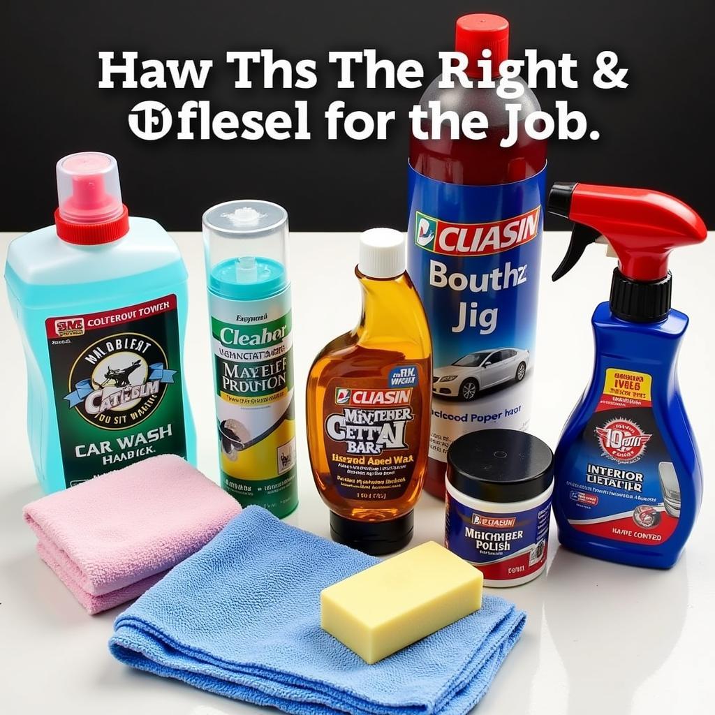 Essential Car Wash and Detailing Products