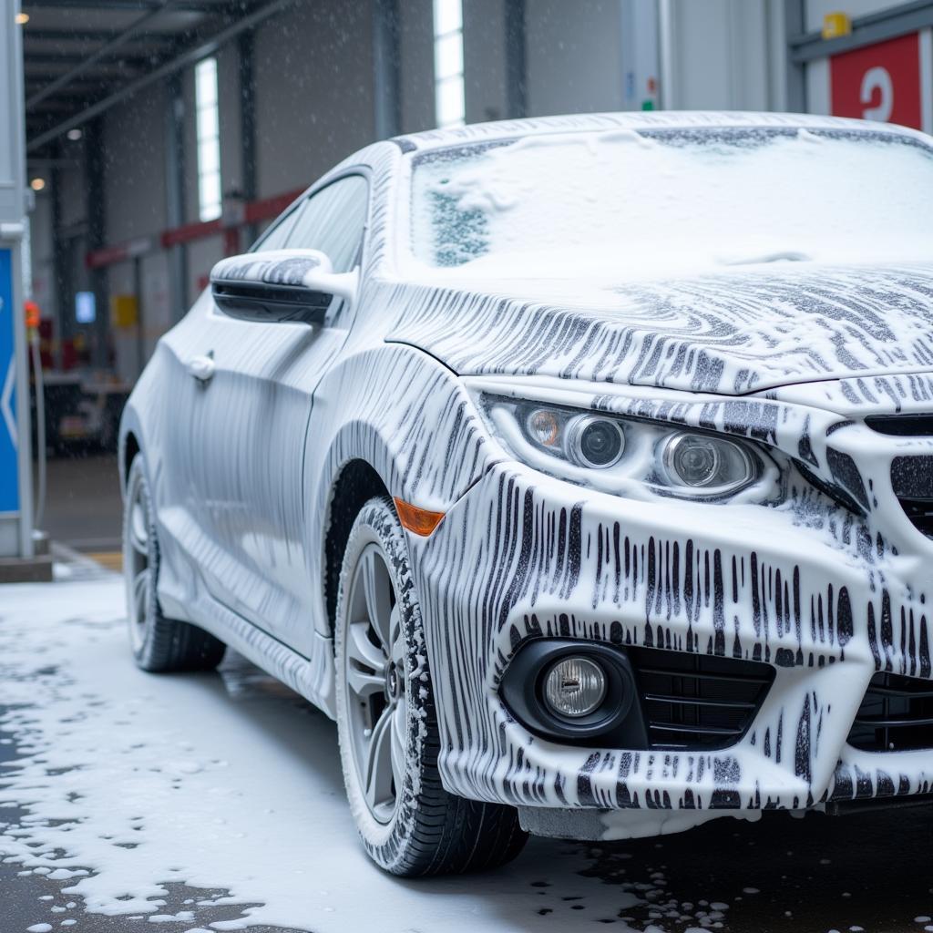 Car Wash Foam Application