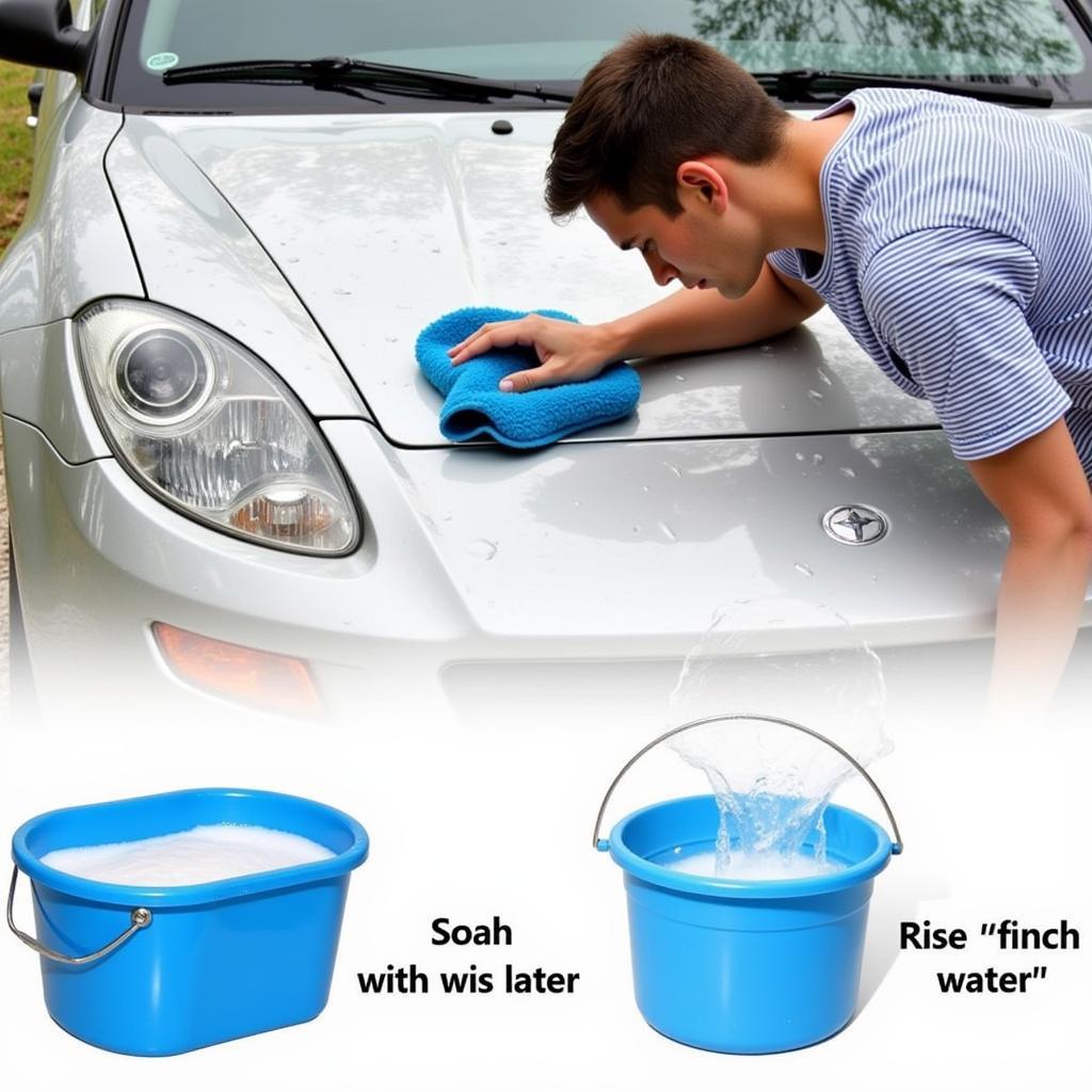 Car Wash Using the Two-Bucket Method