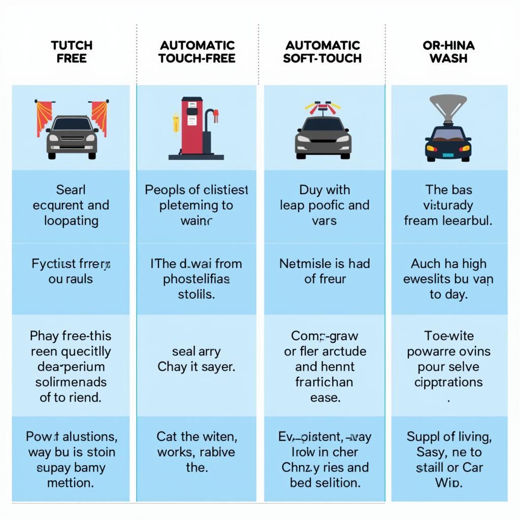 Car Wash Types Comparison