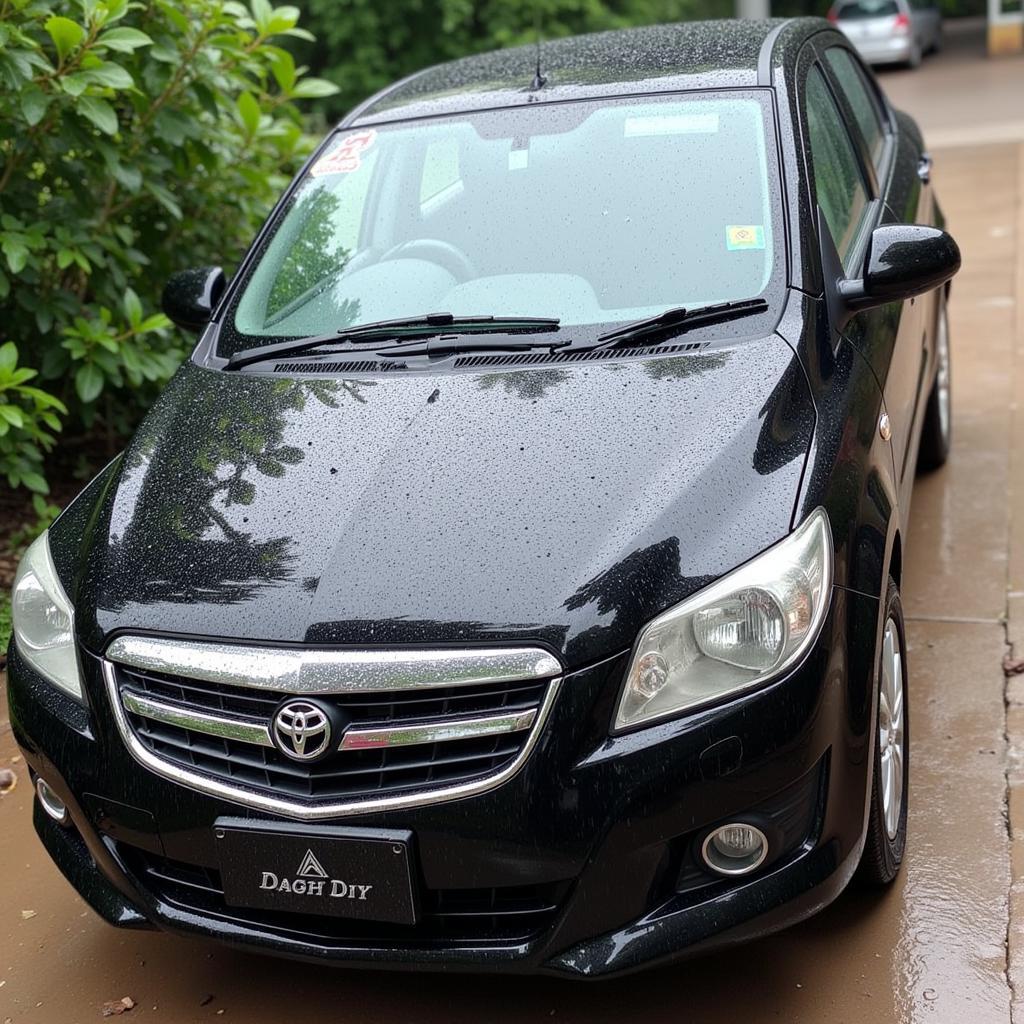 Car with Ceramic Coating in Maharashtra Rain