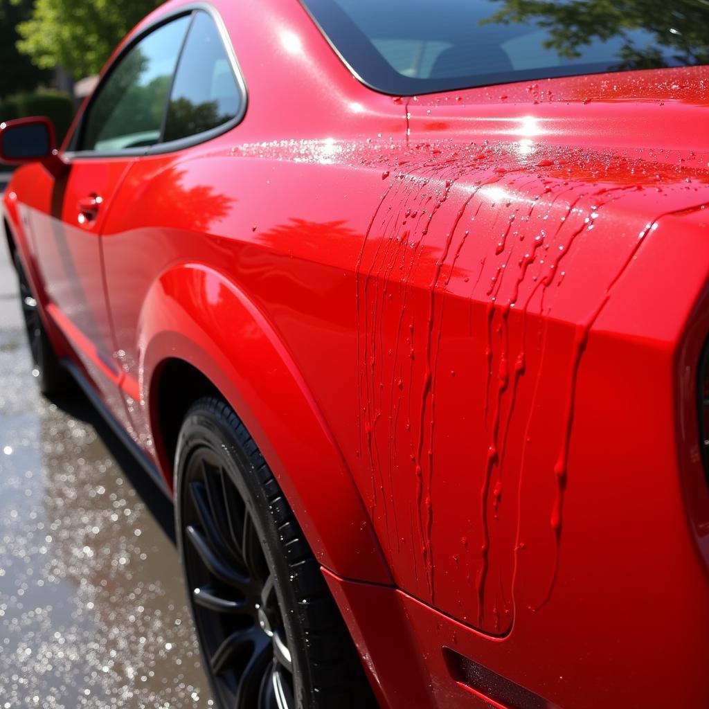 Car Protected with Liquid Glass Polish