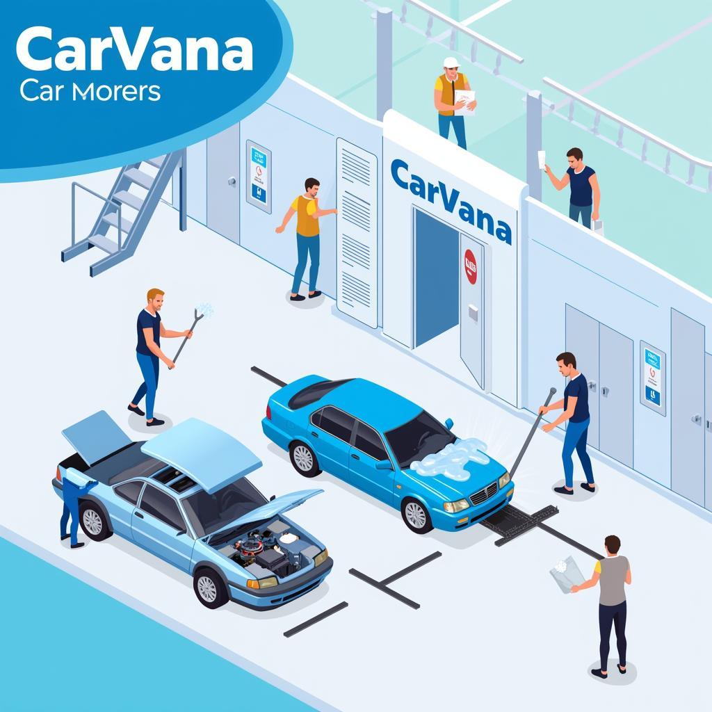 Carvana Car Detailing Process Overview