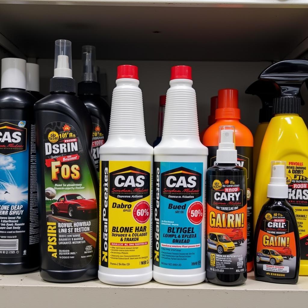 CAS Car Detail Product Line Display