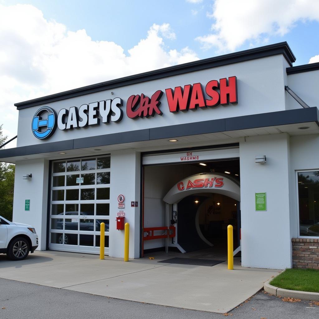 Casey's Car Wash Exterior