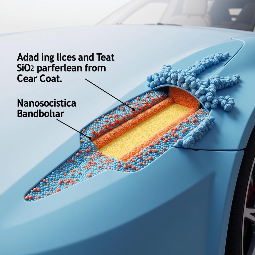 Ceramic Coating Chemical Bonding with Car Paint