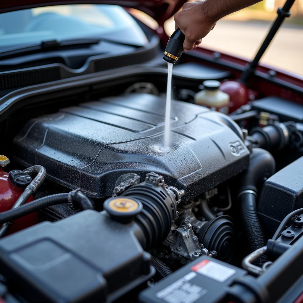 Mobile Car Detailing Engine Cleaning in Charlotte